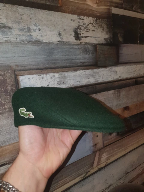 B RET CASQUETTE LACOSTE Taille 58 Vert Tres bon tat EUR 70 00